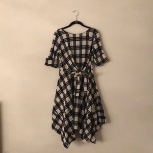 Anthropologie Checkered Fit and Flare